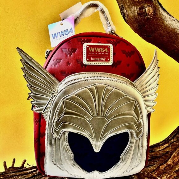 Loungefly x DC Comics Wonder Woman Mini Backpack Limited Edition New - Picture 11 of 11
